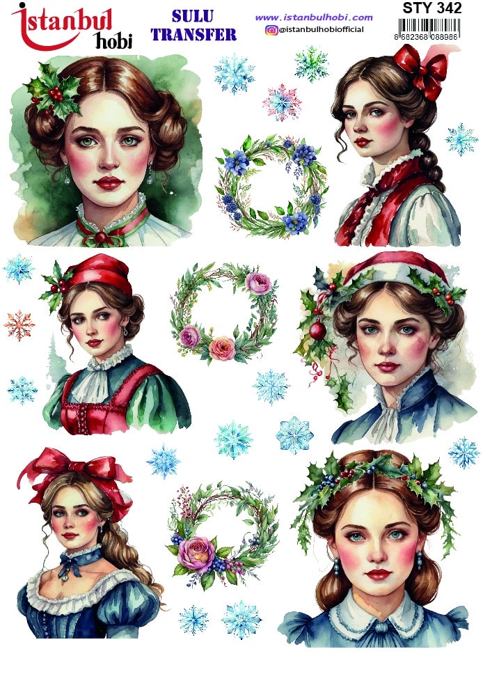 STY342 | Sulu Transfer Kağıdı-25x35 cm 1 Sty342 | Sulu Transfer Kağıdı-25X35 Cm