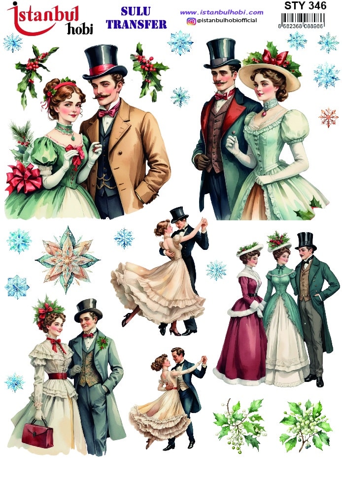 STY346 | Sulu Transfer Kağıdı-25x35 cm 1 Sty346 | Sulu Transfer Kağıdı-25X35 Cm