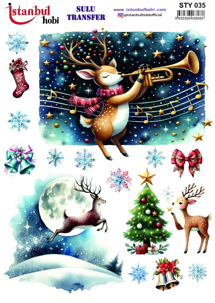 STY35 | Sulu Transfer Kağıdı-25x35 cm 1 Sty35 | Sulu Transfer Kağıdı-25X35 Cm