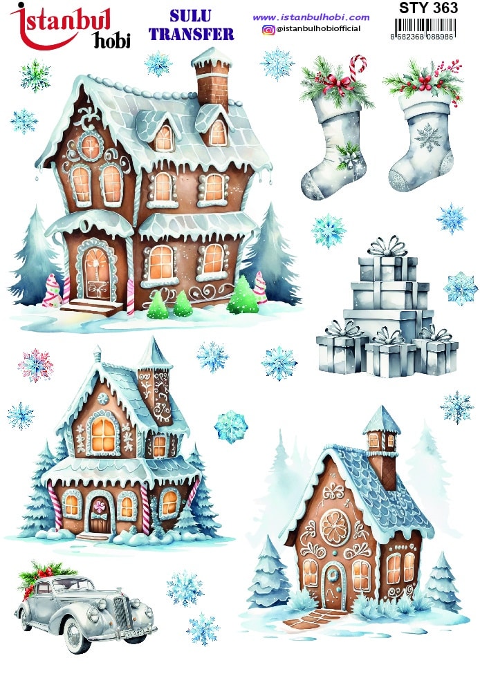 STY363 | Sulu Transfer Kağıdı-25x35 cm 1 Sty363 | Sulu Transfer Kağıdı-25X35 Cm