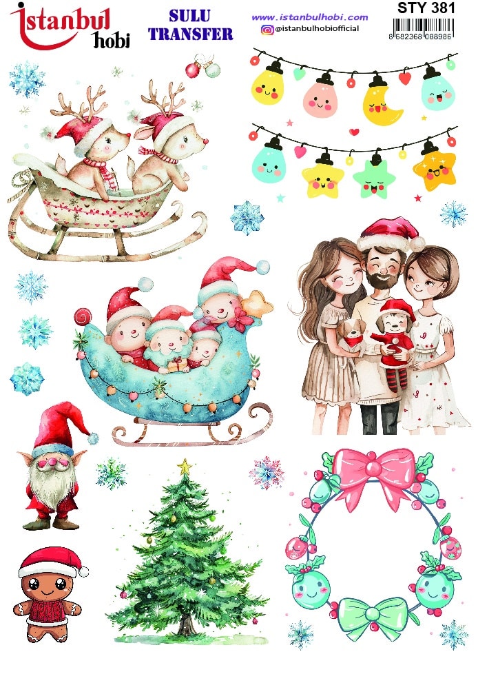 STY381 | Sulu Transfer Kağıdı-25x35 cm 1 Sty381 | Sulu Transfer Kağıdı-25X35 Cm