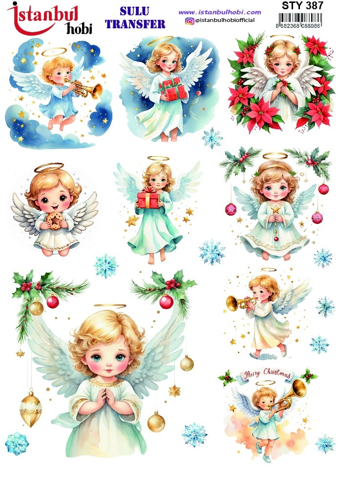 STY387 | Sulu Transfer Kağıdı-25x35 cm 1 Sty387 | Sulu Transfer Kağıdı-25X35 Cm