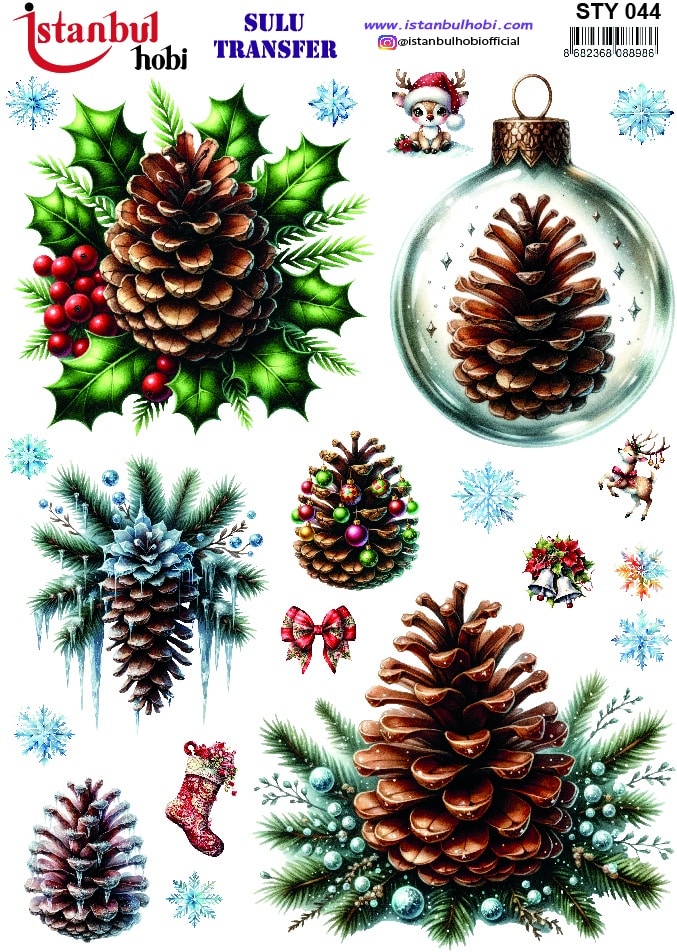 STY44 | Sulu Transfer Kağıdı-25x35 cm 1 Sty44 | Sulu Transfer Kağıdı-25X35 Cm