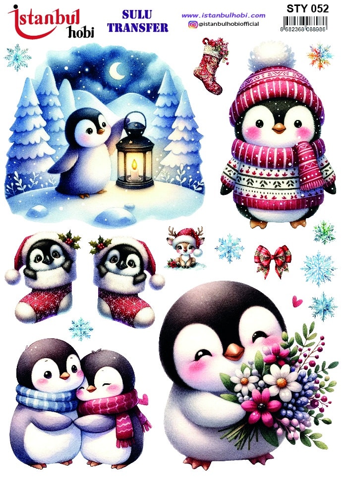 STY52 | Sulu Transfer Kağıdı-25x35 cm 1 Sty52 | Sulu Transfer Kağıdı-25X35 Cm