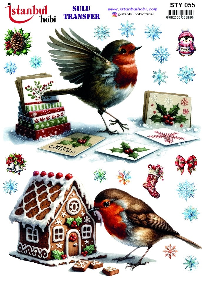 STY55 | Sulu Transfer Kağıdı-25x35 cm 1 Sty55 | Sulu Transfer Kağıdı-25X35 Cm