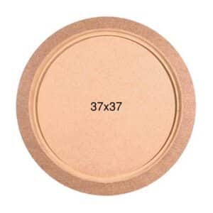 Büyük Boy Yuvarlak Ahşap Sunum Tepsisi ve Supla: Geniş Sofraların Şık Mimarı