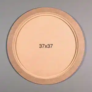 Büyük Boy Yuvarlak Ahşap Sunum Tepsisi ve Supla: Geniş Sofraların Şık Mimarı