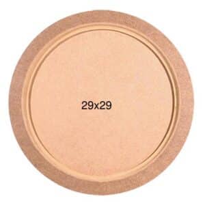 Yuvarlak Ahşap Sunum Tepsisi ve Supla: Sofralarınızın Doğal Çerçevesi