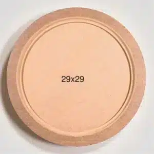 Yuvarlak Ahşap Sunum Tepsisi ve Supla: Sofralarınızın Doğal Çerçevesi