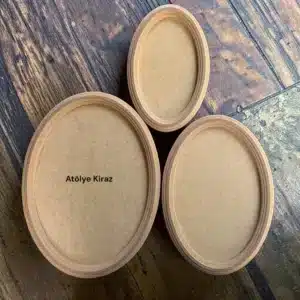Atölye Kiraz Mutfak Duvarları Için Boyanabilir Mdf Three Panel Set Ham Ahşap Üç Boyutlu Dekoratif Duvar Tablosu Ayrı Dizilim Çekimi
