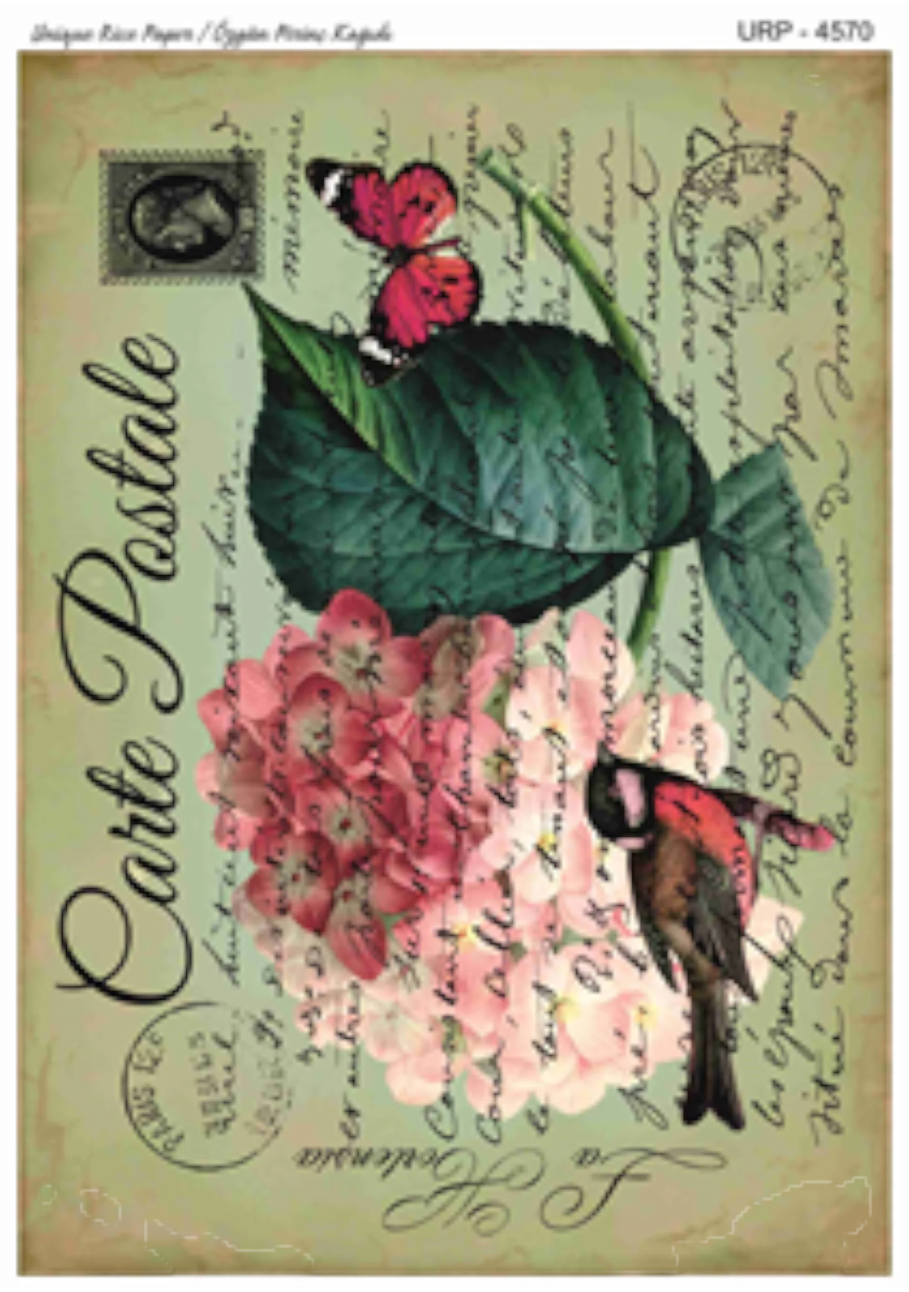 Pirinç Dekopaj Kağıdı-29x42 cm-UPR4570 1 Pirinç Dekopaj Kağıdı-29X42 Cm-Upr4570