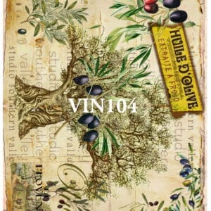 PD-VIN104-LNT |  Pirinç Dekopaj Kağıdı (29x42 cm)