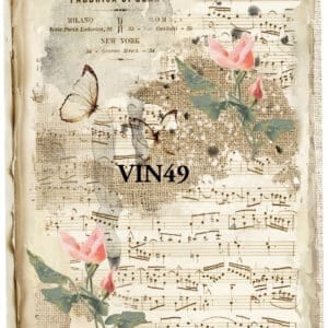 PD-VIN49-LNT |  Pirinç Dekopaj Kağıdı (29x42 cm)