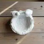 Kuş Yuvası Polyester Saksı : Sevimli Kuş Figürlü Dekoratif Obje