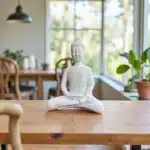 Oturan Buda Heykeli : Dekoratif Zen Figürü