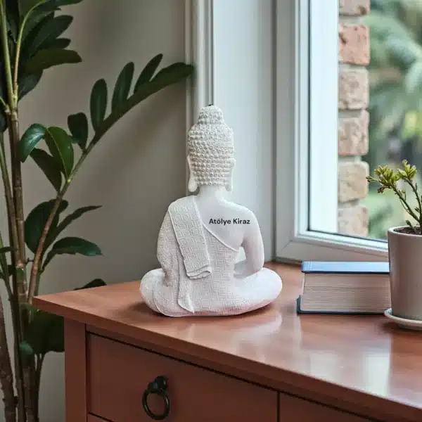 Oturan Buda Heykeli : Dekoratif Zen Figürü