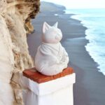 Meditasyon Yapan Buda Kedi Heykeli: Derokatif Obje - Görsel 3