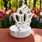 Taş Tozu Lotus Mumluk