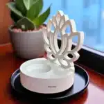 Taş Tozu Lotus Mumluk