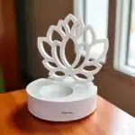 Taş Tozu Lotus Mumluk