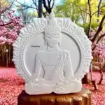 Ham Taş Tozu Buda Heykeli : Boyanabilir Yoga ve Meditasyon Objeleri