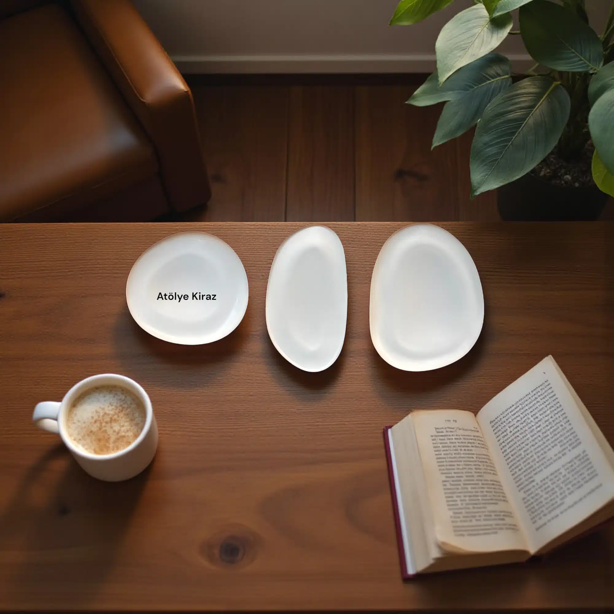 Üçlü Soyut Taş Figürlü Obje Seti : Modern Masaüstü Dekoru 2 Üçlü Soyut Taş Figürlü Obje Seti : Modern Masaüstü Dekoru