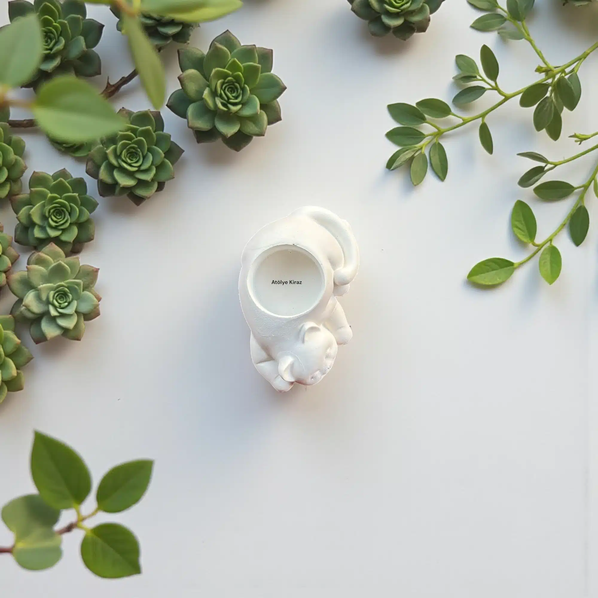 Sevimli Kedi Mumluk : Boyanabilir Tealight & Parafinli Mum Dekor 5 Sevimli Kedi Mumluk : Boyanabilir Tealight & Parafinli Mum Dekor