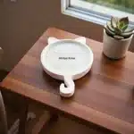 Ham Beyaz Kedi Figürlü Tabak