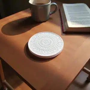 Mandala Desenli Bardak Altlığı: Boyanabilir Dekoratif Hobi Objesi 3 Mandala Desenli Bardak Altlığı : Boyanabilir Dekoratif Hobi Objesi