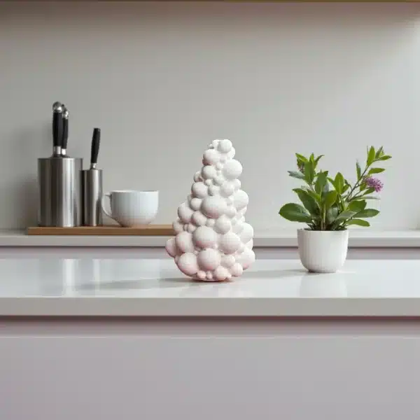 Boyanabilir Yılbaşı Ağacı Heykeli : Kabarcıklı
