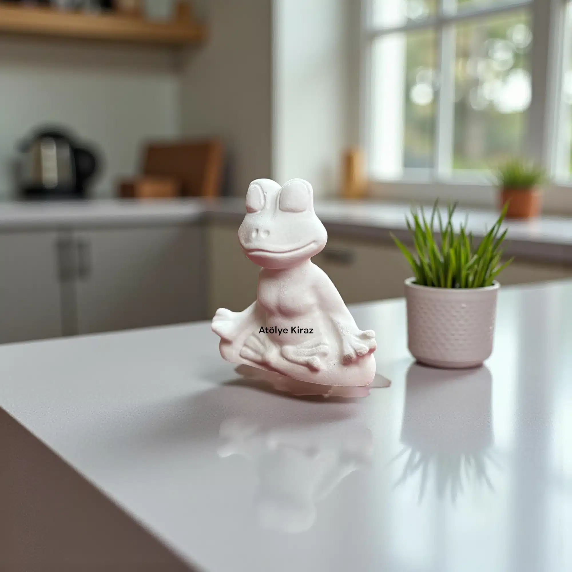 Meditasyon Kurbağası Heykeli : Boyanabilir Yoga Temalı Dekor 4 Meditasyon Kurbağası Heykeli : Boyanabilir Yoga Temalı Dekor