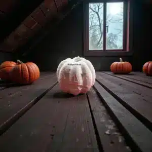 Minik Halloween Kabak Heykeli : Boyanabilir Masaüstü Dekor