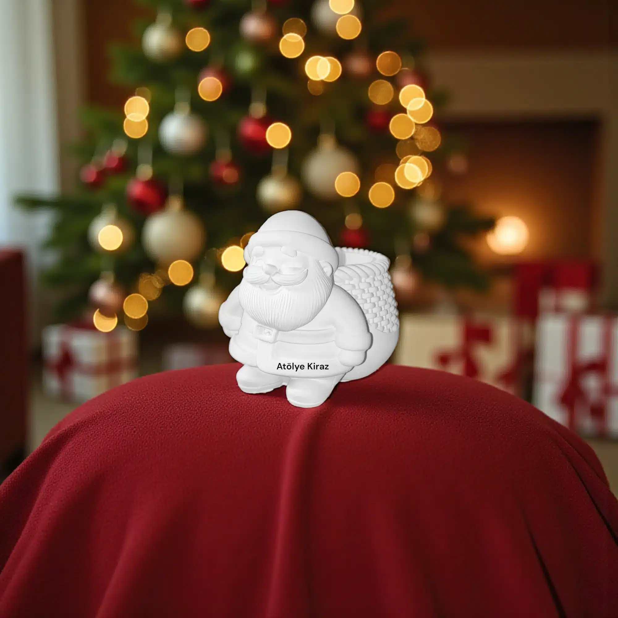 Noel Baba Figürlü Saksı : Boyanabilir Çok Amaçlı Yılbaşı Dekoru 3 Noel Baba Figürlü Saksı : Boyanabilir Çok Amaçlı Yılbaşı Dekoru