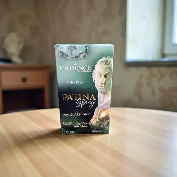 Cadence Patina Sprey Boya Ve Aktivatör Seti – Antik Eskitme Efekti İçin Açıkyeşil