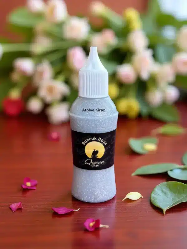 Queen Craft Simli Boyutlu Boncuk Boya | Gümüş
