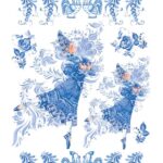 SL01103-DM-Diamond Sulu Transfer Kağıdı | 25x35 cm