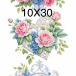 SL00666-DM-Diamond Sulu Transfer Kağıdı | 10x30 cm