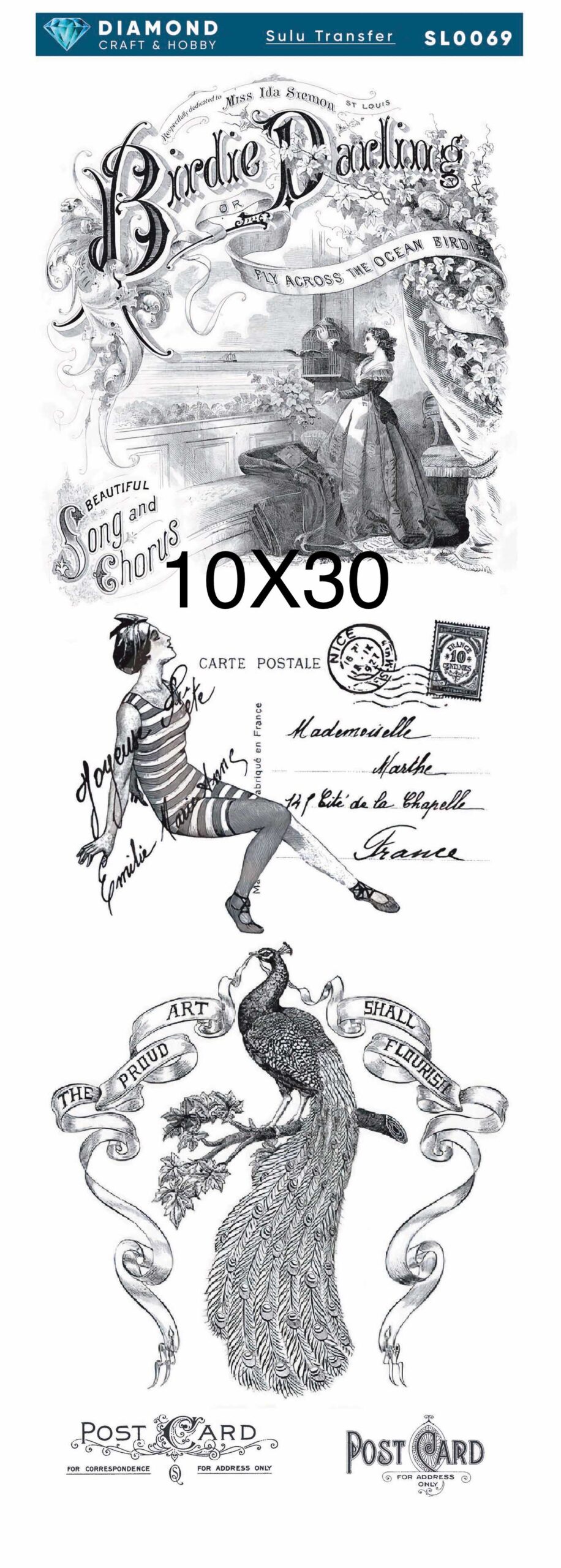 dimaond-sulu-transfer-kagidi-sl0069-10x30cm.jpg Sl00669-Dm-Diamond Sulu Transfer Kağıdı | 10X30 Cm - Görsel 1