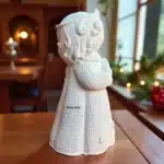 Yıldız Tutan Sevimli Melek Figürü | Boyanabilir Dekoratif Obje