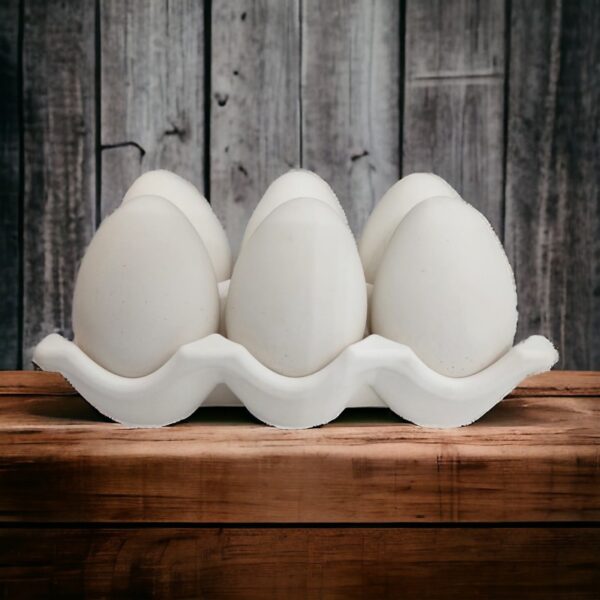 Modern Yumurta Takımı 15x10x8 cm (6 Adet Yumurta ve 1 adet yumurta sunumluğundan oluşur.) - Görsel 2