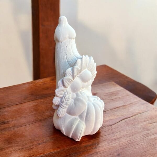 Kabak Şapkalı Cüce Figürü – Aytaşı Malzeme, Boyanabilir Dekoratif Obje 18x9x9 cm - Görsel 2