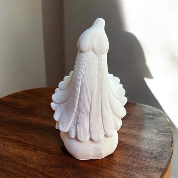 Kabak Şapkalı Cüce Figürü – Aytaşı Malzeme, Boyanabilir Dekoratif Obje 18x9x9 cm - Görsel 4