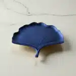 Ginkgo Yaprağı Figürlü Çok Amaçlı Tepsi : Mavi