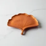 Ginkgo Yaprağı Figürlü Çok Amaçlı Tepsi : Turuncu