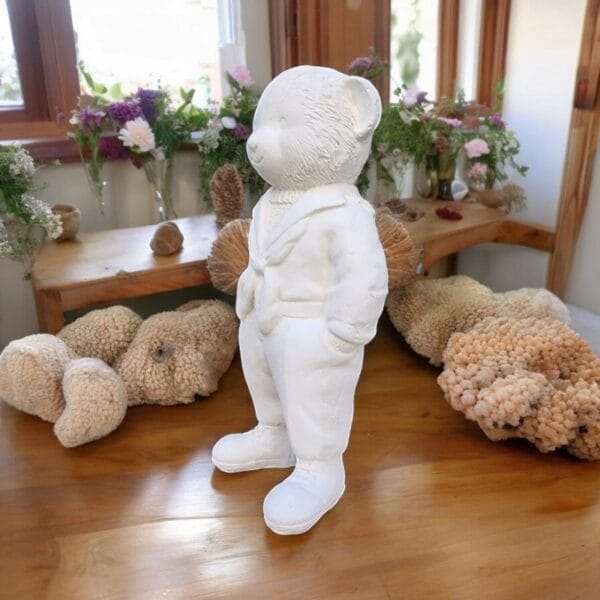 Fularlı Teddy Bear Ayıcık 15,5x6,5x5 cm - Görsel 3
