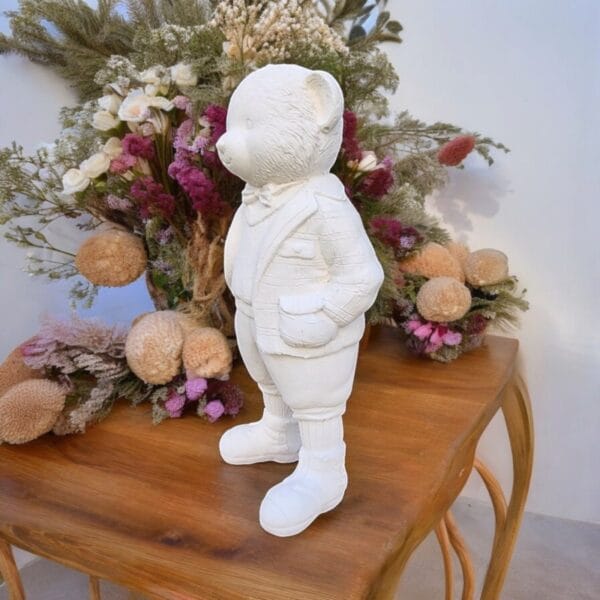 Papyonlu Teddy Bear Ayıcık 16x7,5x6 cm - Görsel 3