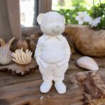 Terlikli Teddy Ayıcık Heykeli: Dekoratif Obje