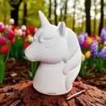Dekoratif Taş Tozu Unicorn Figürü