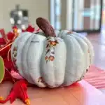 Dekoreli Sonbahar Kabak : El Boyaması Halloween Dekorasyonu