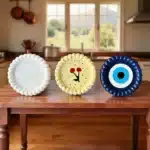 Taş Tozu Çok Amaçlı Tepsi : Takı, Makyaj ve Kahve Servis Tabağı - (13x13x1,5 cm)